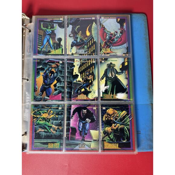 Vintage 1993 Marvel Comics Super Heroes Trading Cards 178 cards - Picture 11 of 16